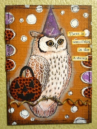 Owl ATC and Mail Art